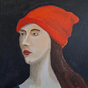 Model with Red Hat 2